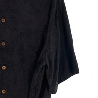 90-00's Havana Jacks Cafe シルク オープンカラーシャツ 半袖 ブラック Size M 福生店