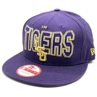 90’s New Era ニューエラ 9FIFTY LSU ルイジアナステイト・タイガース スナップバッグ キャップ パープル バスケ Size M-L 福生店