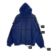90's~ THRASHER スラッシャー フレイムロゴプリント プルオーバースウェットパーカー ネイビー Size XL 福生店