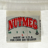 NUTMEG ナツメグ USA製 シングルステッチ 1994 FIFA World Cup USA Tシャツ ホワイト sizeL タグ付き 瑞穂店