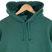 SUPREME シュプリーム 18AW Rib Logo Hooded Sweatshirt リブロゴ プルオーバースウェットパーカー グリーン Size XL 福生店
