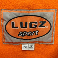 LUGZ SPORT ラグズスポーツ 裏地フリース アノラックパーカー ネイビー×オレンジ size2XL 瑞穂店