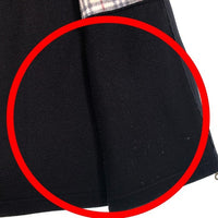 BURBERRY BLACK LABEL バーバリー ブラックレーベル ジップアップ フリースジャケット ノヴァチェック ブラック BMV82-921-47 Size 3 福生店