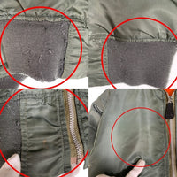 70's U.S. ARMY ALPHA INDUSTRIES アルファインダストリーズ AIR FORCE 米空軍 MA-1 L-2B フライトジャケット オリーブ 8415-00-817-0598 / DSA100-74-C-1559 Size M 福生店