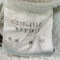 HYSTERIC GLAMOUR ヒステリックグラマー 2CF-4530 90's プリント バイカラーパーカー ホワイト×ブルー sizeFREE※首元汚れ有★ 瑞穂店