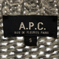 A.P.C. アーペーセー 畦編みウールコート グレー sizeS 瑞穂店