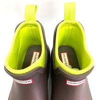 HUNTER ハンター チェルシー ショート丈 レインブーツ ライムグリーン sizeUK5 瑞穂店