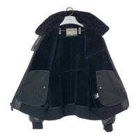 AVIREX アヴィレックス 6181072 MOUTON BOMMER JACKET B-3 ブラック size2XL 瑞穂店