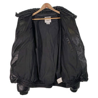 WTAPS ダブルタップス 21AW TTL SYNTHETIC JACKET シンセティックレザー 中綿 ジャケット ブラック 212BRDT-JKM02 Size 03 福生店