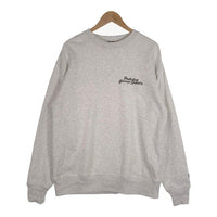 PORKCHOP ポークチョップ プリント スウェットクルーネックトレーナー オートミール Size L 福生店
