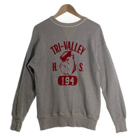 WAREHOUSE ウエアハウス 23秋冬 両V TRI-VALLEY H.S. クルーネックスウェットトレーナー グレー Size 40 福生店