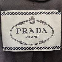 PRADA プラダ P6590 R132 カシミヤ混 ウールコート ネイビー size42 瑞穂店