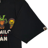 A BATHING APE アベイシングエイプ BABY MILO JAPAN TEE Tシャツ ブラック 002TEK221003F Size L 福生店