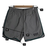 WACKO MARIA ワコマリア ATHLETIC SHORTS アスレチックショーツ ナイロンショートパンツ グレー Size L 福生店