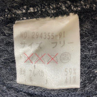 伊太利屋 ITALIYA イタリヤ アルパカ ウールコート グレー ブラック sizeF 瑞穂店