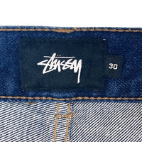 STUSSY ステューシー ストレートデニムパンツ インディゴ ジッパーフライ Size 30 瑞穂店