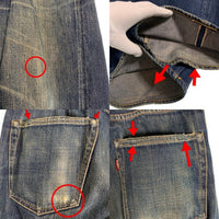 FREEWHEELERS フリーホイーラーズ 601XX ストレートデニムパンツ ジーンズ インディゴ Size 32×34 福生店