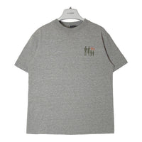 STUSSY ステューシー USA製 紺タグ シングルステッチ SSリンク ファミリーシルエット Tシャツ グレー sizeM 瑞穂店