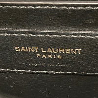 SAINT LAURENT サンローラン 668582 AAAWV カーフ ミディアム サッチェル ショルダーバッグ ブラック 瑞穂店