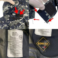 00's U.S.NAVY 米海軍 GORE-TEX WORKING PARKA ゴアテックス ミリタリージャケット パーカ デジカモ 8415-01-539-9302 Size S-XS 福生店