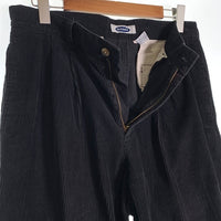 00's OLD NAVY オールドネイビー タック コーデュロイパンツ ブラック Size 34 福生店