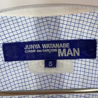 JUNYA WATANABE ジュンヤワタナベ コムデギャルソンマン WQ-B029 AD2015 パッチワーク ペイズリー柄 半袖シャツ ホワイト sizeS 瑞穂店