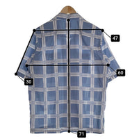 Needles ニードルズ S/S COWBOY ONE-UP SHIRT レーヨン コットン オープンカラー ウエスタンシャツ 半袖 ブルー MR180 福生店