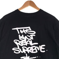 Olaolu Slawn オラオル・スローン Box Logo Tee THIS IS NOT SUPREME ボックスロゴプリントTシャツ ブラック Size XL 福生店
