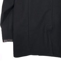 NEIGHBORHOOD ネイバーフッド 21AW P/W-COAT ピーコート ウール ブラック 中綿 レザー 212SZNH-JKM04 Size XL 福生店