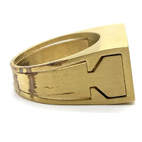 HUF ハフ CIRCLE H STASH RING サークルスタッシュリング フェイクゴールド Size 22号 福生店
