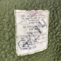 80's U.S.NAVY 米海軍 A-2 デッキジャケット オリーブ バックステンシル YKK 85年会計 Size XL 福生店