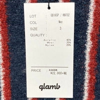 glamb グラム Rowland Creed Knit ローランドクリードニット セーター ネイビー GB16SP/KNT02 Size 3 瑞穂店
