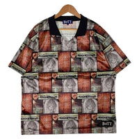 BoTT ボット 総柄プリント ゲームシャツ 半袖 ブラック マルチ 241BoTT06 Size XL 福生店
