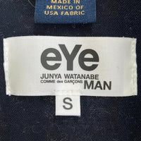 eYe COMME des GARCONS JUNYA WATANABE MAN アイコムデギャルソン ジュンヤワタナベマン PENDLETON ペンドルトン WB-B904 AD2018 キルティングウール切替 シャツジャケット ブラック sizeS 瑞穂店