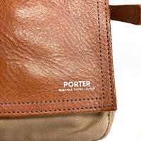 PORTER ポーター FIELD SHOULDER POUCH フィールド ショルダーポーチ ブラウン 瑞穂店