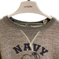 Buzz Rickson's バズリクソンズ PEANUTS ピーナッツ スヌーピー U.S.NAVY スウェット グレー sizeXL 瑞穂店