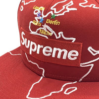 SUPREME シュプリーム 23AW Worldwide Box Logo New Era ワールドワイド ボックスロゴ ニューエラ ベースボールキャップ レッド Size 7 5/8 (60.6cm) 福生店