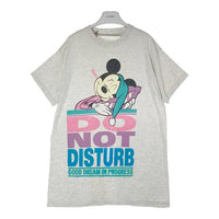 US古着 80S ミッキー DO NOT DISTURB Tシャツ グレー size- 瑞穂店