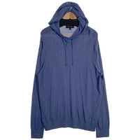 Brooks Brothers ブルックスブラザーズ シルク コットン プルオーバーニットパーカー ブルー 薄手 Size XL 福生店