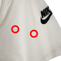 90's NIKE ナイキ AIR JORDAN エアジョーダン プリント Tシャツ ホワイト USA製 デッドストック Size L 福生店