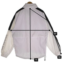 PRO CLUB プロクラブ FULL COURT WIND BREAKER JACKET ジップアップ ナイロン ジャケット ホワイト Size M 福生店