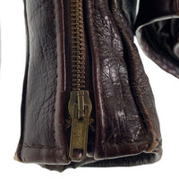 Schott ショット 642VS レザーシングルライダースジャケット ライナー無し チェリーブラウン Size 40 福生店