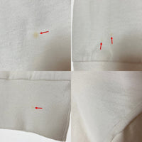 STUSSY ステューシー HIGH PERFORMANCE 前後プリント 長袖Tシャツ ホワイト sizeL 瑞穂店