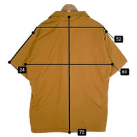 60-70's SUN-DEK of Hawaii コットン ビーチシャツ 半袖 開襟 内パイル地 オレンジ USA製 Size L 福生店