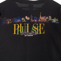 00's PULSE OF VEGAS ダブルサイド プリントTシャツ ブラック DELTA Size XL 福生店