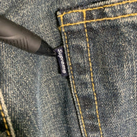 SUPREME シュプリーム オールド 5ポケットデニムパンツ ストレート インディゴ 紙タグ USA製 Size 30 福生店