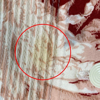 KANEKO ISAO カネコイサオ 薔薇柄ピコフリルロングワンピース ホワイト ピンク size- 瑞穂店