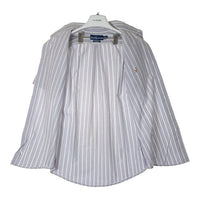 Ralph Lauren ラルフローレン CLASSIC FIT オックスフォード ストライプ 半袖シャツ パープル sizeXXL 瑞穂店