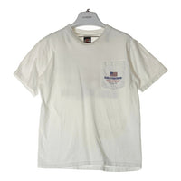 HARLEY DAVIDSON ハーレーダビッドソン USA製 ポケットTシャツ ホワイト sizeM※所々汚れ有 瑞穂店