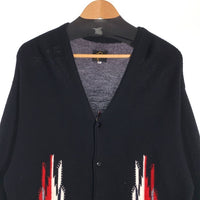 Needles ニードルズ V Neck Cardigan - Chimayo Vネックカーディガン チマヨ ウール ブラック OT268 Size L 福生店